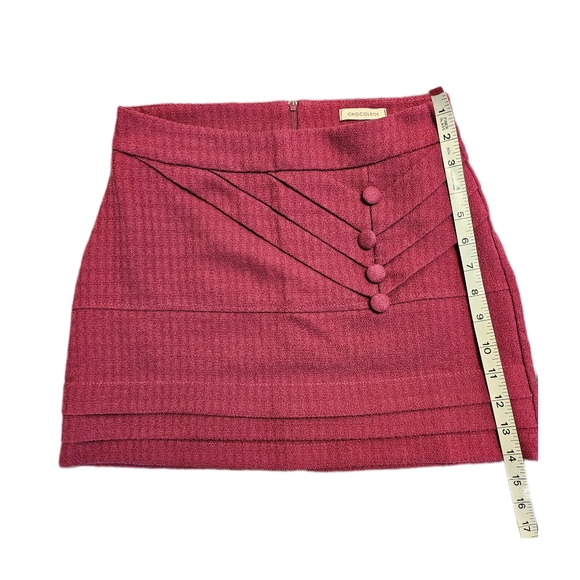 Chocoleite Mini Skirt - Size 38 (Brazilian) - S (US) Dark Pink/Purple - - Picture 5 of 7